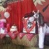 Example of how a parent set up their party